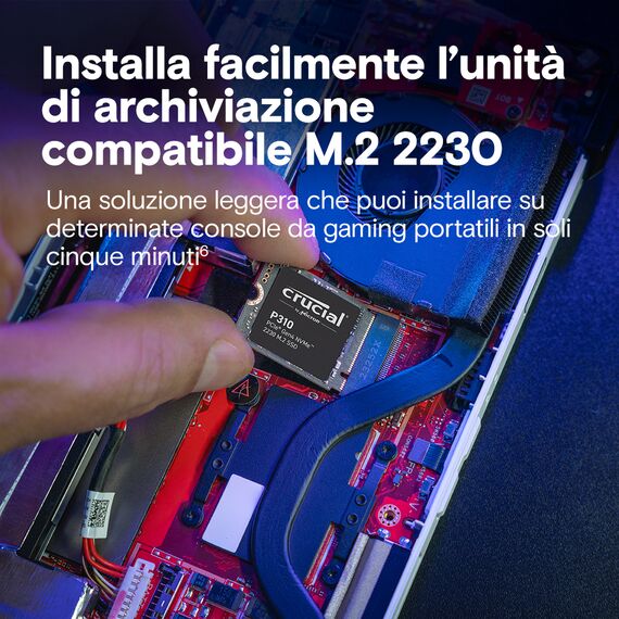 Crucial P310 - SSD - Extreme Performance - 2 TB  | CT2000P310SSD2