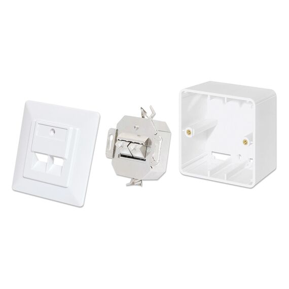 Intellinet - Surface mounted box - pattress, for wall pl | 771894