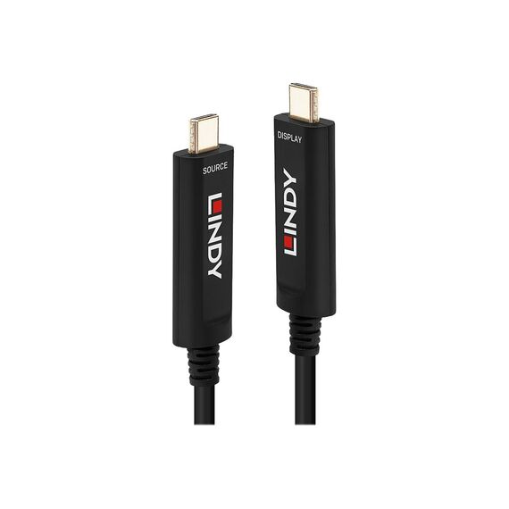 Lindy Fibre Optic Hybrid USB Type C Video Cable - USB cab | 38501