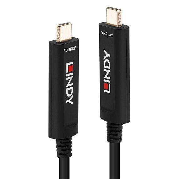 Lindy Fibre Optic Hybrid USB Type C Video Cable - USB cab | 38501