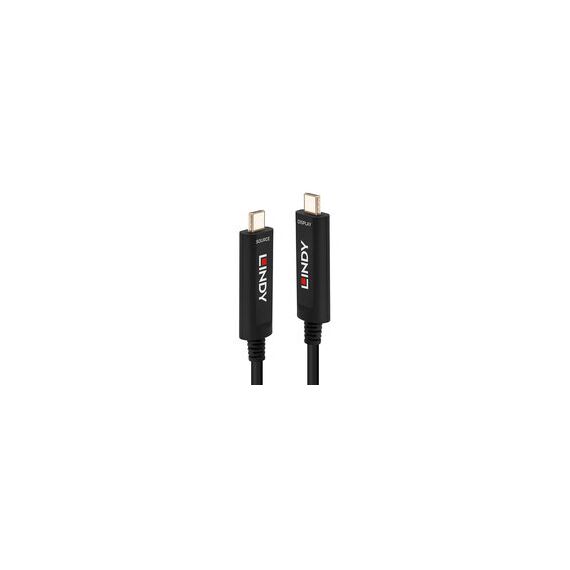 Lindy Fibre Optic Hybrid USB Type C Video Cable - USB cab | 38501