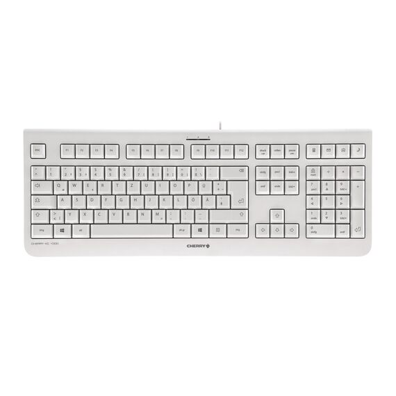 CHERRY KC 1000 - Keyboard - Pan Nordic - light grey | JK-0800PN-0