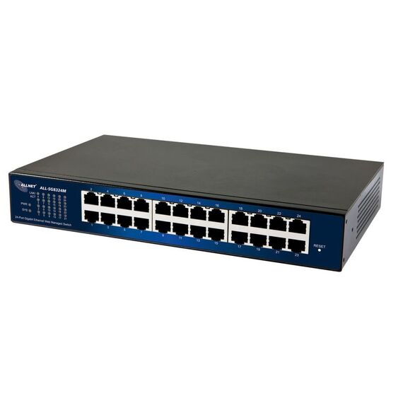 ALLNET ALL-SG8324M - Switch - Managed - 24 x 10/100/1000 - deskto