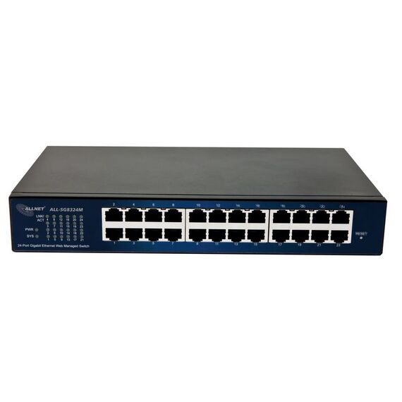 ALLNET ALL-SG8324M - Switch - Managed - 24 x 10/100/1000 - deskto