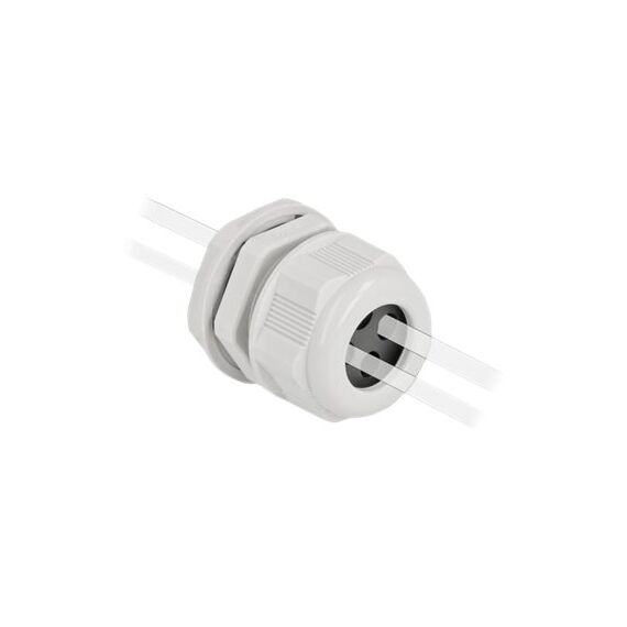 DeLOCK - Cable gland - grey (pack of 2) | 60382