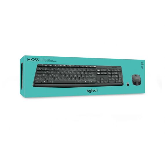 Logitech MK235 - Keyboard and mouse set - wireless - | 920-007911