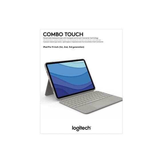 Logitech Combo Touch - Keyboard and folio case - wit | 920-010169