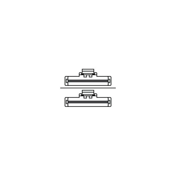Supermicro - SATA / SAS cable - Slim SAS x8 le | CBL-SAST-1222-85