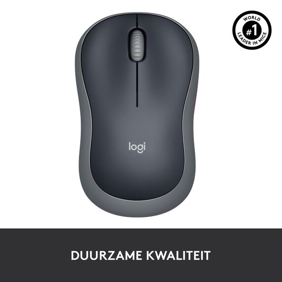 Logitech M185 - Mouse - optical - wireless - 2.4 GHz | 910-002238