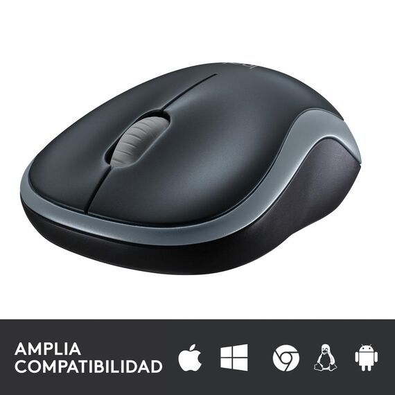 Logitech M185 - Mouse - optical - wireless - 2.4 GHz | 910-002238