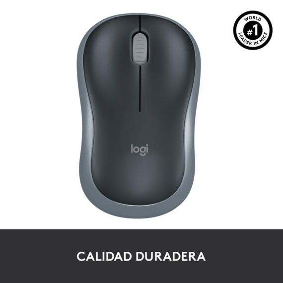 Logitech M185 - Mouse - optical - wireless - 2.4 GHz | 910-002238