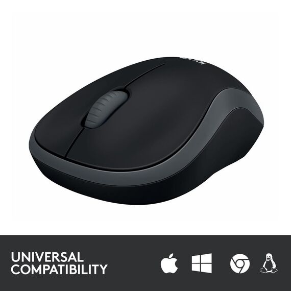 Logitech M185 - Mouse - optical - wireless - 2.4 GHz | 910-002238