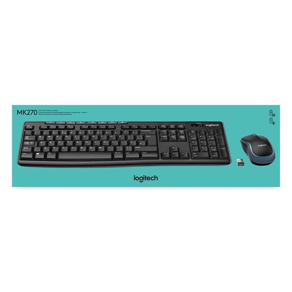 Logitech MK270 Wireless Combo - Keyboard and mouse s | 920-004524