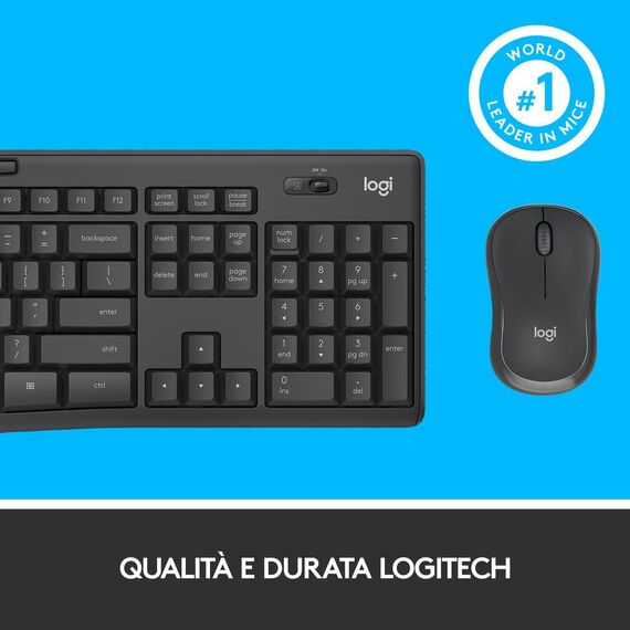 Logitech MK295 Silent - Keyboard and mouse set - wir | 920-009797