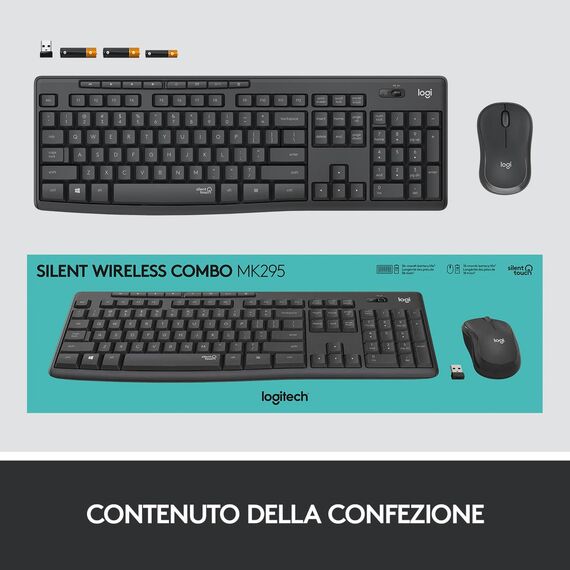 Logitech MK295 Silent - Keyboard and mouse set - wir | 920-009797