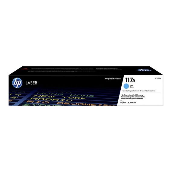 HP 117A - Cyan - original - toner cartridge (W2071A) - for Color