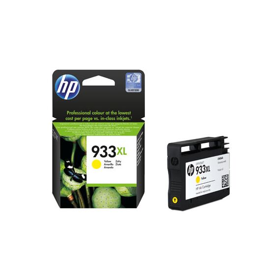 HP 933XL - High Yield - yellow - original - ink cartrid | CN056AE