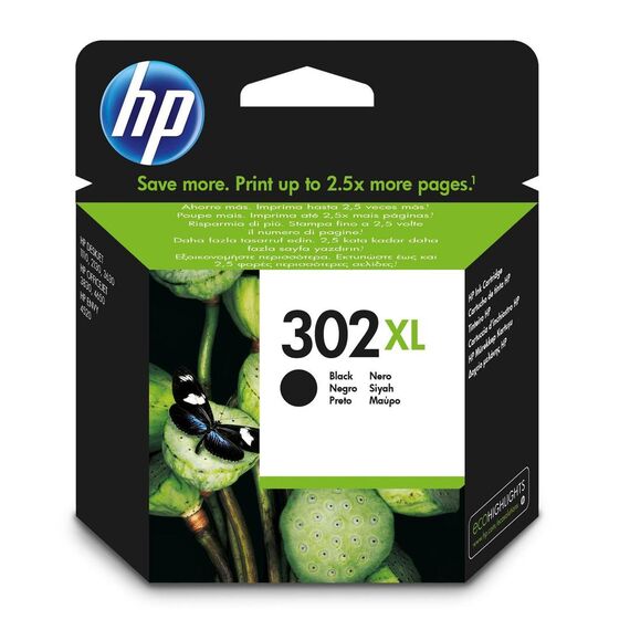 HP 302XL - 8.5 ml - High Yield - black - original - | F6U68AE#BA3