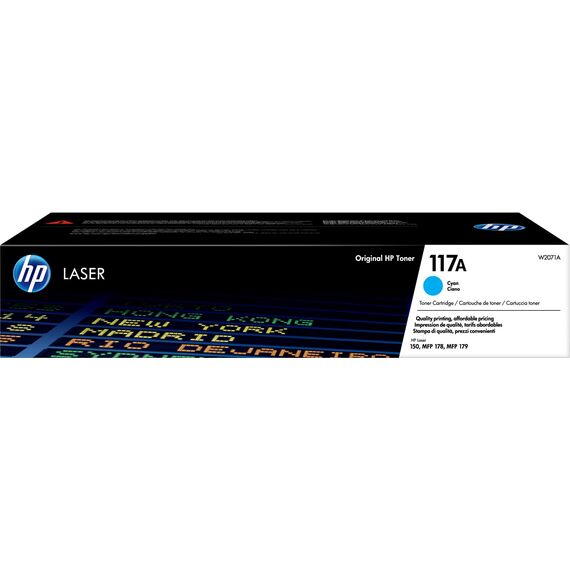 HP 117A - Cyan - original - toner cartridge (W2071A) - for Color