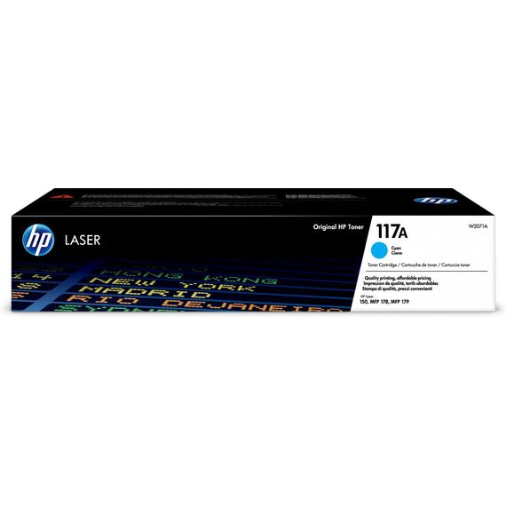 HP 117A - Cyan - original - toner cartridge (W2071A) - for Color