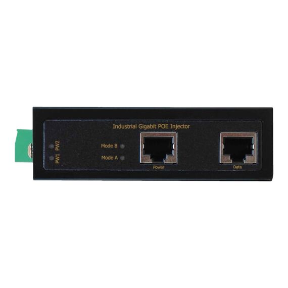 LevelOne IGP-0102 - PoE injector (DIN rail mountable) - DC 12 - 5