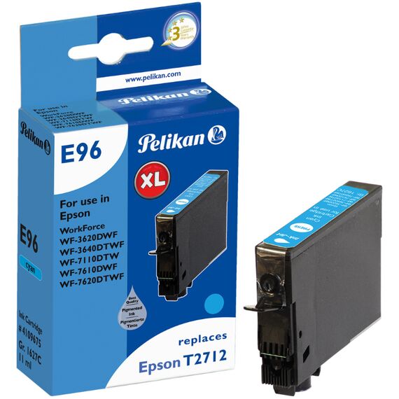 Pelikan E96 - 11 ml - cyan - compatible - ink cartridge | 4109675