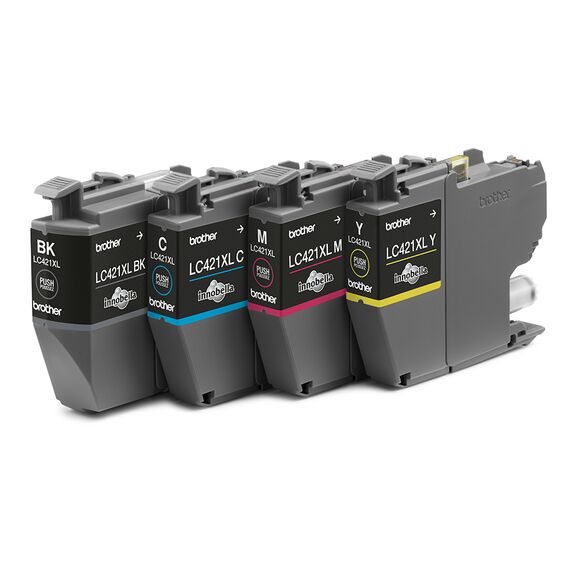 Brother LC421XL - 4-pack - XL - black, yellow, cyan, | LC421XLVAL