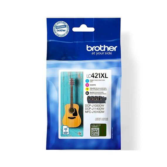 Brother LC421XL - 4-pack - XL - black, yellow, cyan, | LC421XLVAL