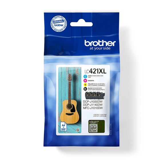 Brother LC421XL - 4-pack - XL - black, yellow, cyan, | LC421XLVAL