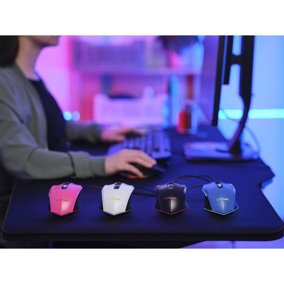 Trust GXT 109 FELOX - Mouse - illuminated, gaming - 6 but | 25036