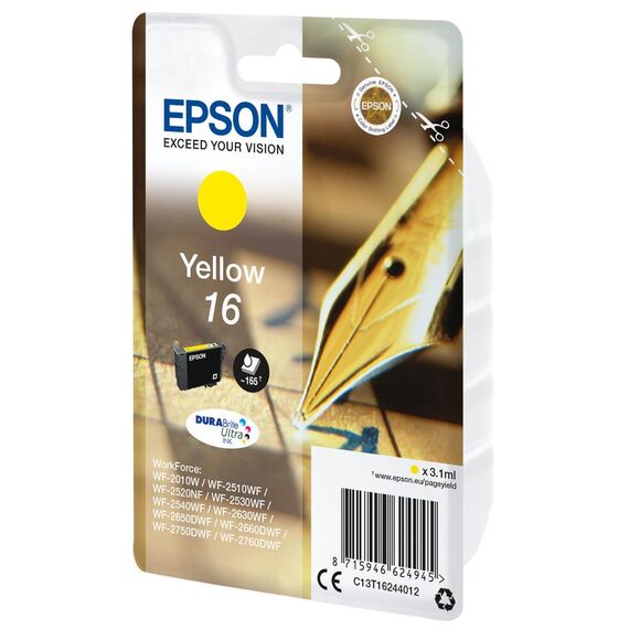 Epson 16 - 3.1 ml - yellow - original - ink cartri | C13T16244012