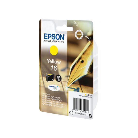 Epson 16 - 3.1 ml - yellow - original - ink cartri | C13T16244012