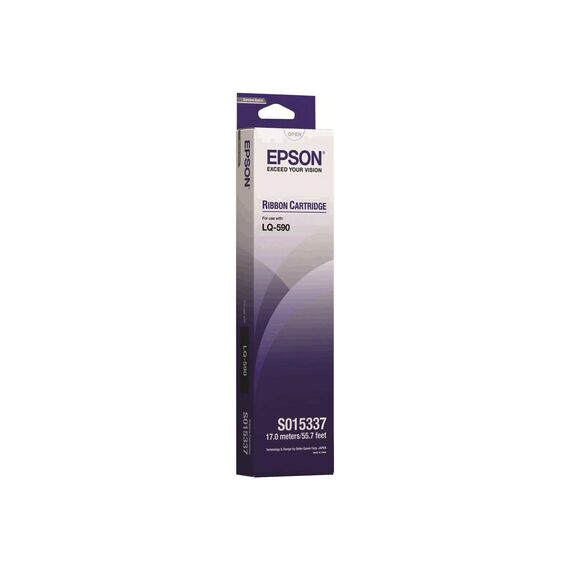 Epson Black print ribbon for LQ 590, 590II, C13S015337