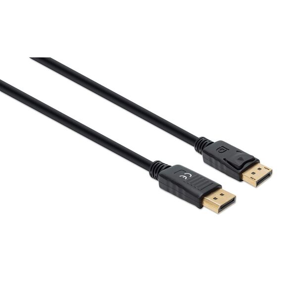 Manhattan DisplayPort 1.4 Cable, 8K@60hz, 2m, PVC Cable, | 355575