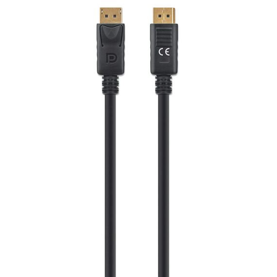 Manhattan DisplayPort 1.4 Cable, 8K@60hz, 2m, PVC Cable, | 355575