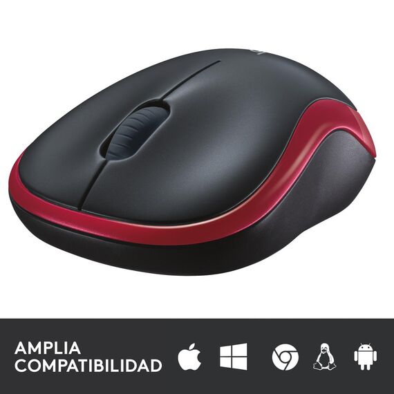 Logitech M185 - Mouse - optical - wireless - 2.4 GHz | 910-002240