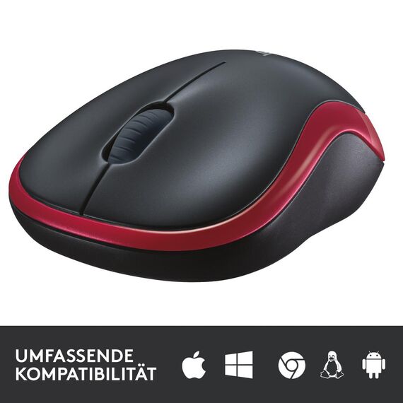 Logitech M185 - Mouse - optical - wireless - 2.4 GHz | 910-002240