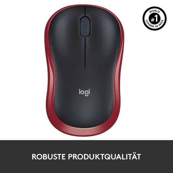 Logitech M185 - Mouse - optical - wireless - 2.4 GHz | 910-002240