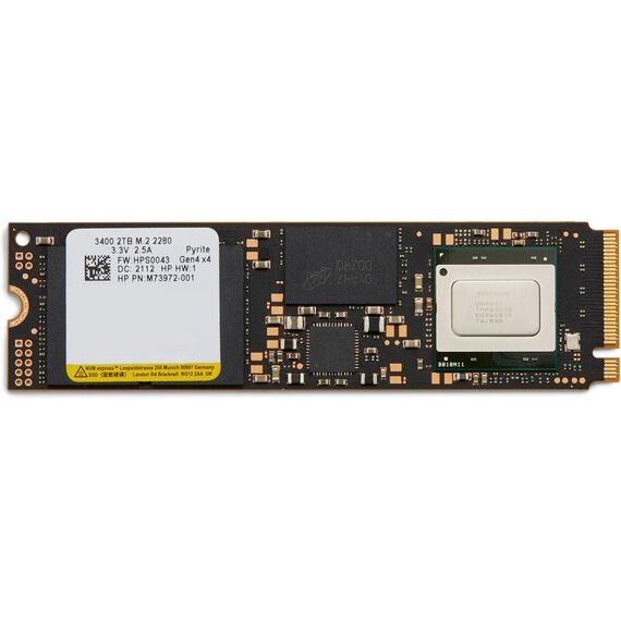 HP - SSD - 2 TB - internal - M.2 - PCIe 4.0 x4 (NVM | 6D8L6AA#ABB
