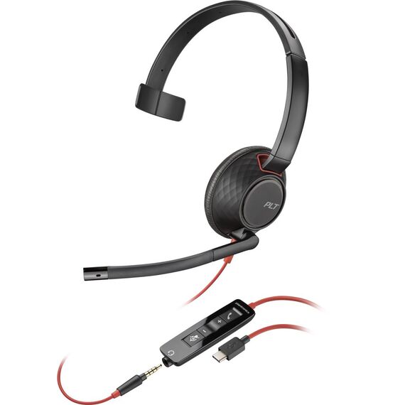 Poly Blackwire 5210 - Blackwire 5200 series - headset - | 8X230A6