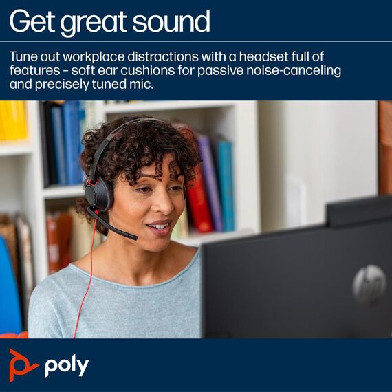 Poly Blackwire 5210 - Blackwire 5200 series - headset - | 8X230A6