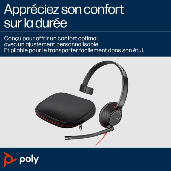Poly Blackwire 5210 - Blackwire 5200 series - headset - | 8X230A6