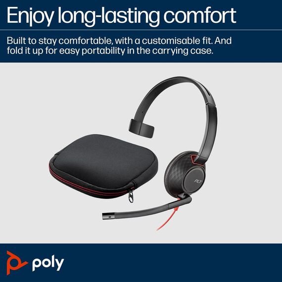 Poly Blackwire 5210 - Blackwire 5200 series - headset - | 8X230A6