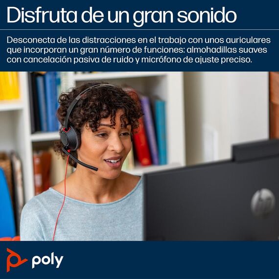 Poly Blackwire 5210 - Blackwire 5200 series - headset - | 8X230A6