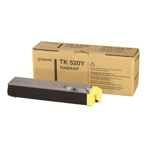 Kyocera TK 520Y - Yellow - original - toner cartridg | 1T02HJAEU0