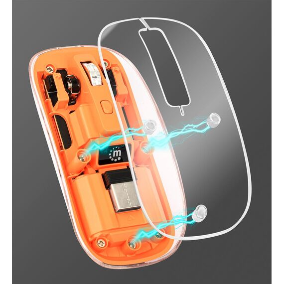 Manhattan - Mouse - rechargeable - right and left-handed | 190282