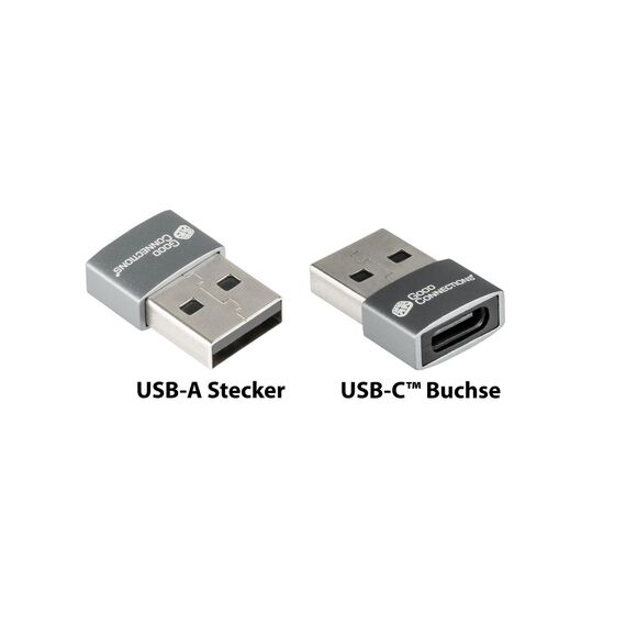 Good Connections Adapter USB 2.0 Stecker A an USB-C | USB-AD203-5