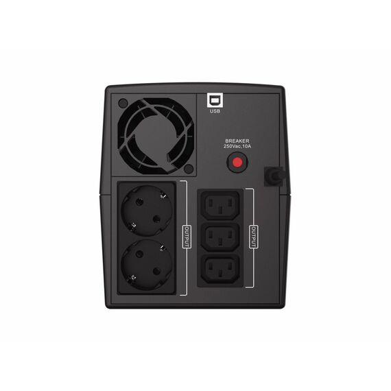 Conceptronic ZEUS USV 1500VA 900W Schuko UPS Start/LAN | ZEUS08EM