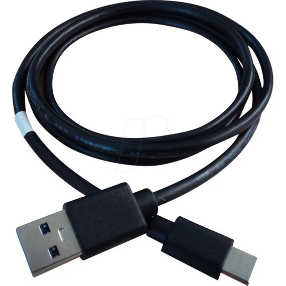 Nanoxia Kabel USB 2.0 auf USB-C 1.0m schwarz - Cable - Digital -