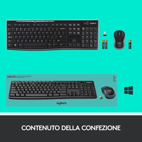 Logitech MK270 Wireless Combo - Keyboard and mouse s | 920-004512